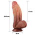10'' Dual layered Platinum Silicone Cock